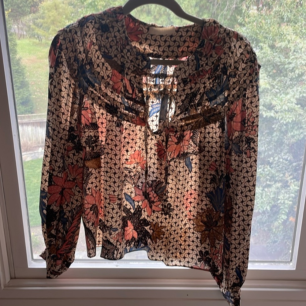 Ulla Johnson size 2 floral blouse